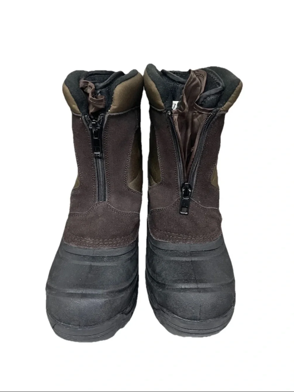 Ranger Men's Brown & green  heavy duty Waterproof Snow Boots size 7 THERMOLITE